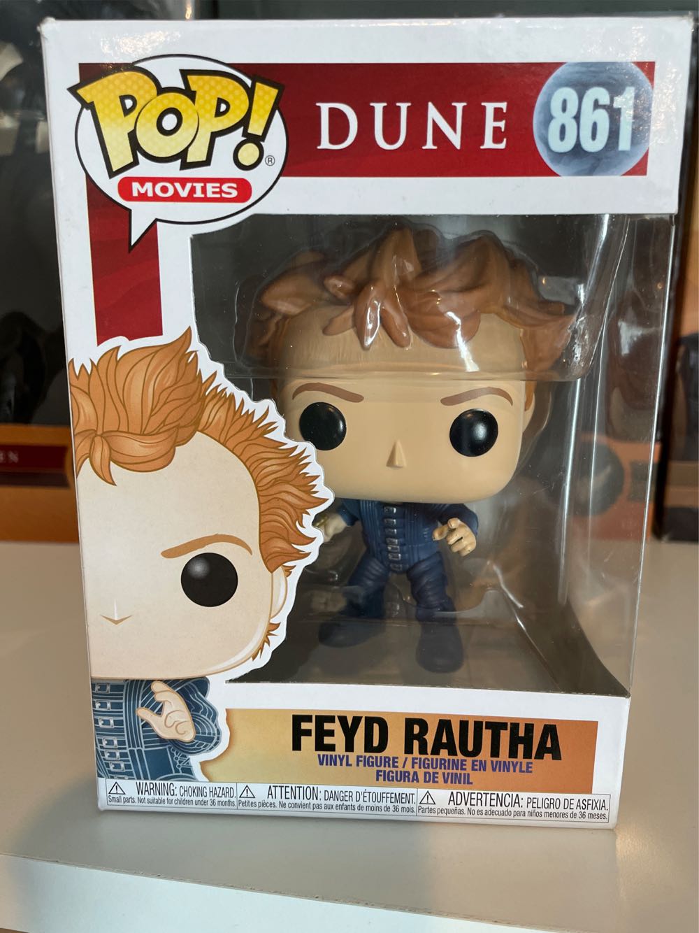 Funko Pop! Movies: Dune Classic Feyd With Battle Outfit Multicolor  action figure collectible [Barcode 889698448420] - Main Image 2