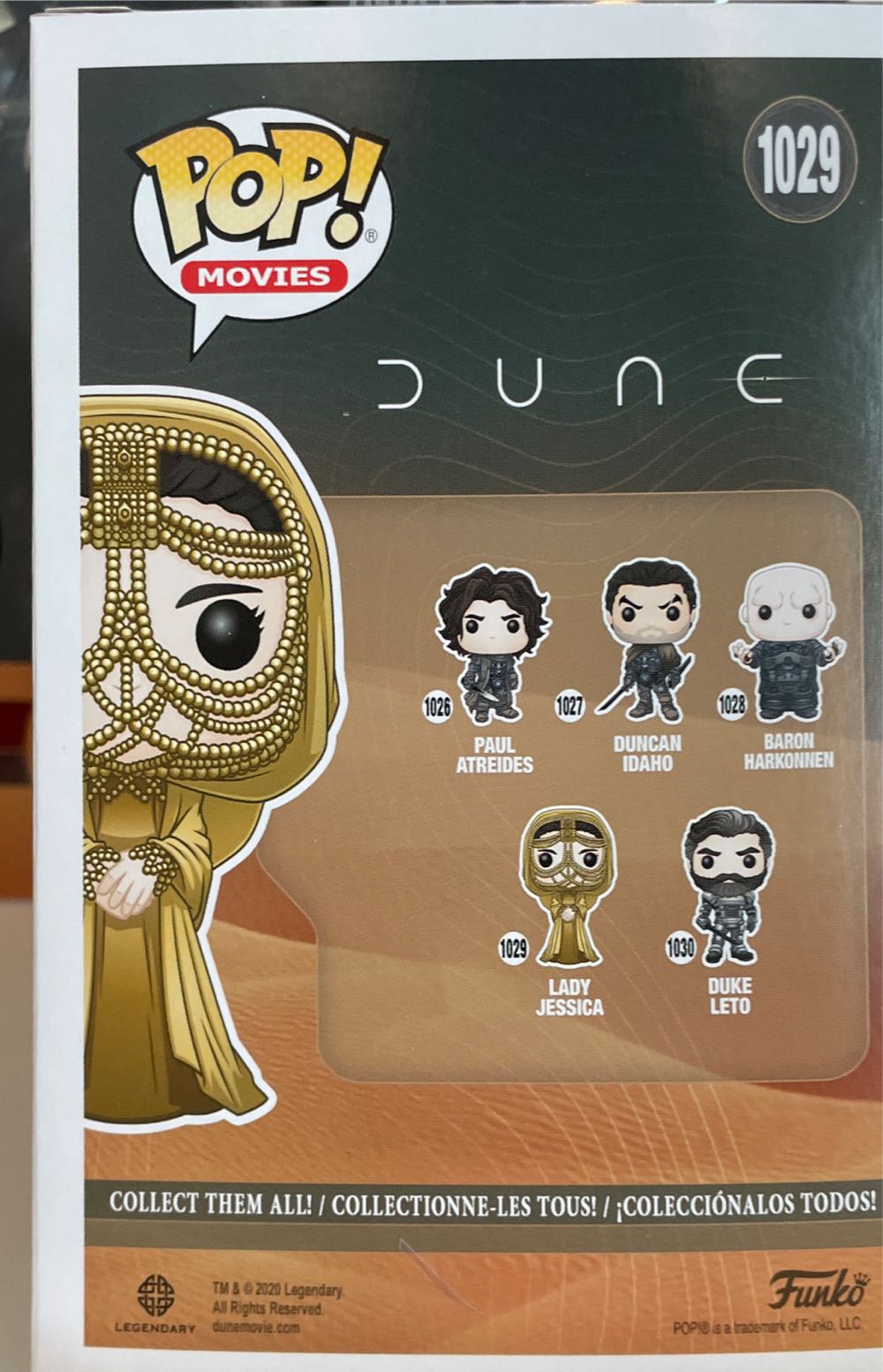 Lady Jessica Dune Funko Pop 1029  (Dune) action figure collectible [Barcode 889698516075] - Main Image 2