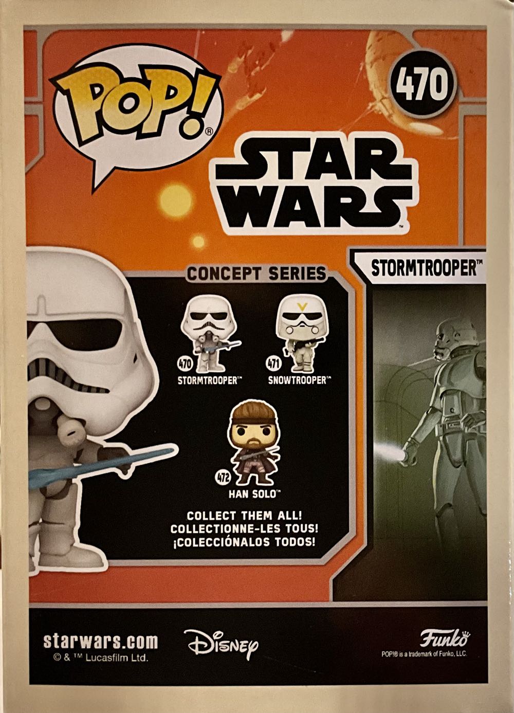 Star Wars - Stormtrooper - Nr 470  (Funko Pop!) action figure collectible [Barcode 889698567695] - Main Image 2
