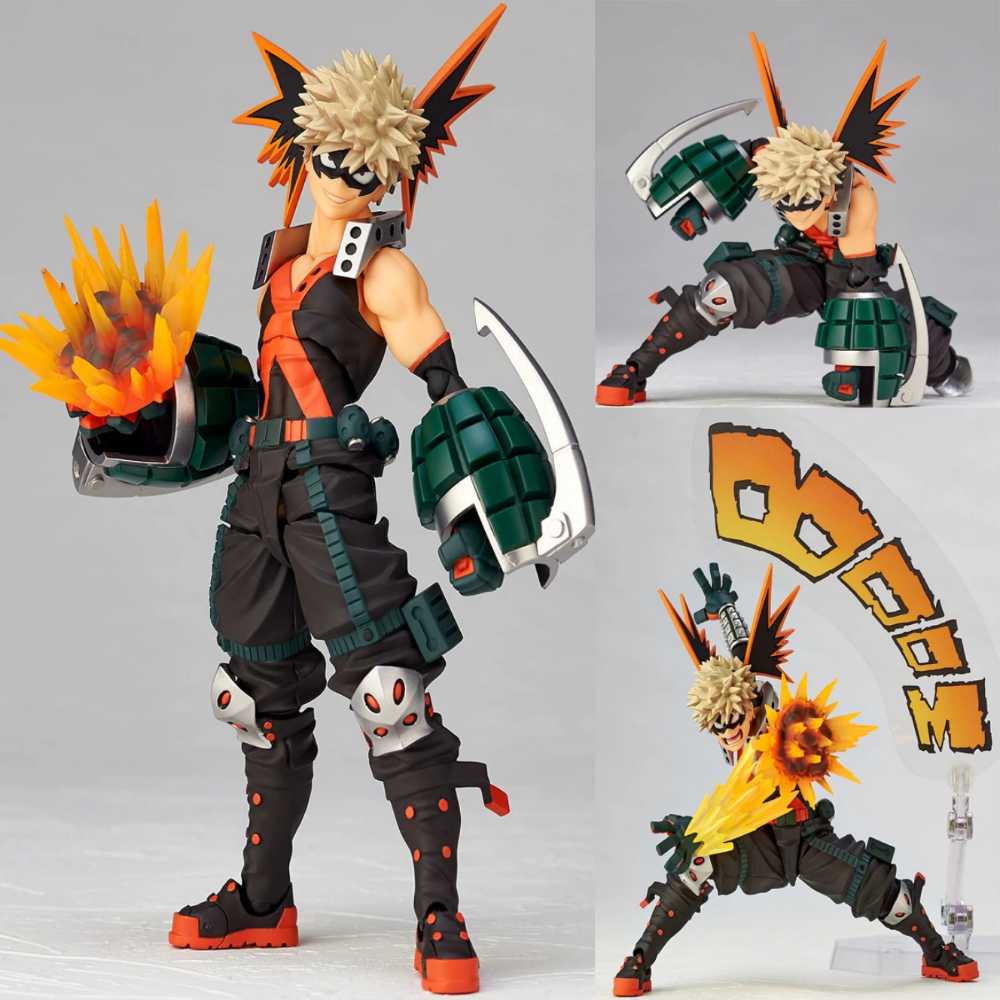 Amazing Yamaguchi Katsuki Bakugo No. 22 - Revoltech (My Hero Academia) action figure collectible [Barcode 4537807013279] - Main Image 2