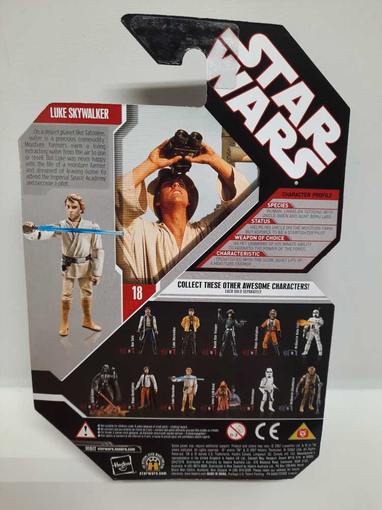 Luke Skywalker (Moisture Farmer) - Hasbro (The 30th Anniversary Collection (2007)) action figure collectible [Barcode 653569201489] - Main Image 2