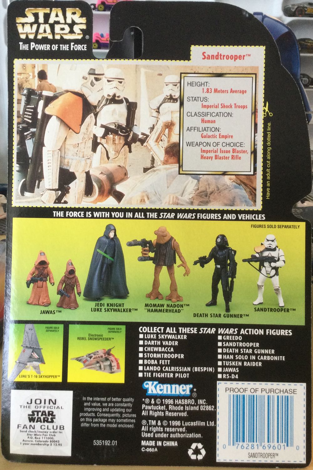 Power Of The Force (GC) - Sandtrooper - Kenner/ Hasbro (A New Hope) action figure collectible - Main Image 2