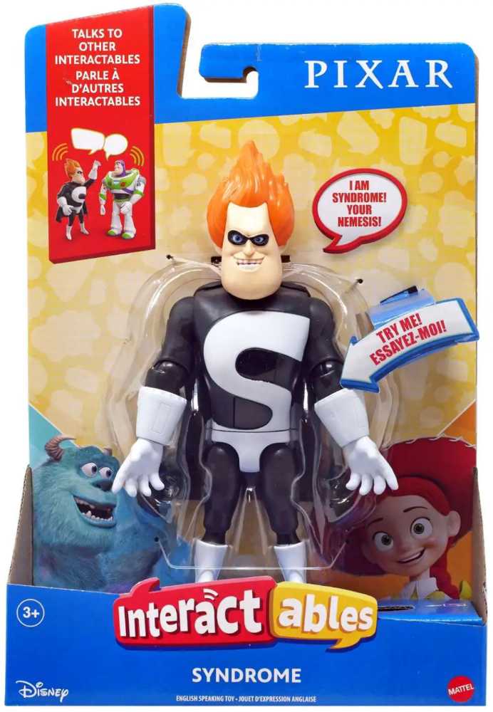 Syndrome (Interactables Talking Action Figure) - Mattel (Disney•Pixar) action figure collectible [Barcode 887961936810] - Main Image 3
