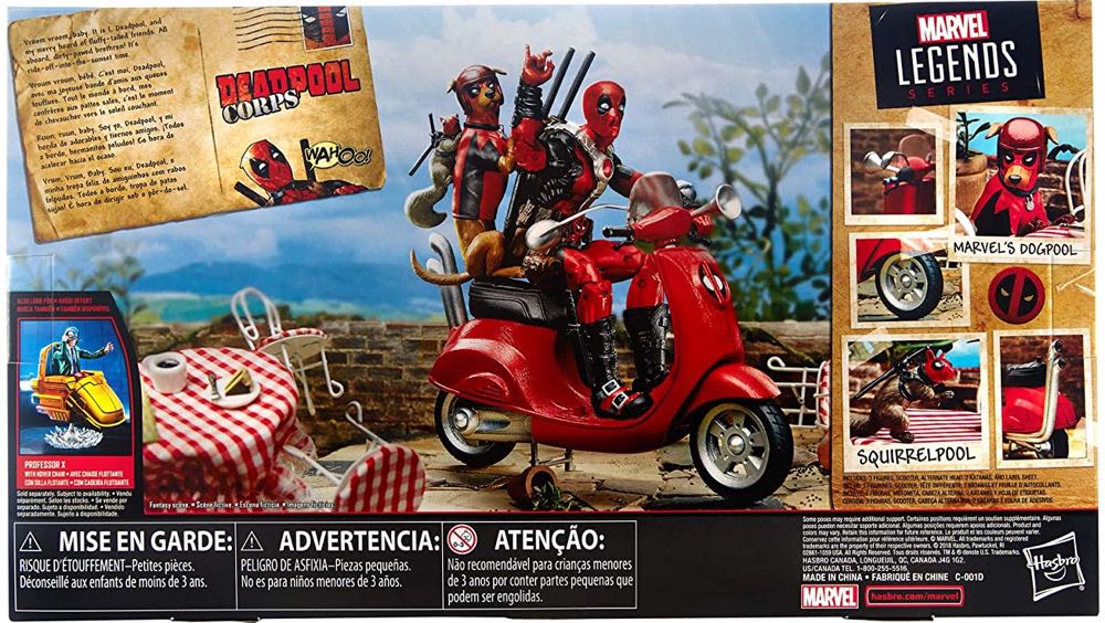 Deadpool (W/Dogpool and Squirrelpool) - Hasbro (Deadpool Corps) action figure collectible [Barcode 630509775095] - Main Image 2