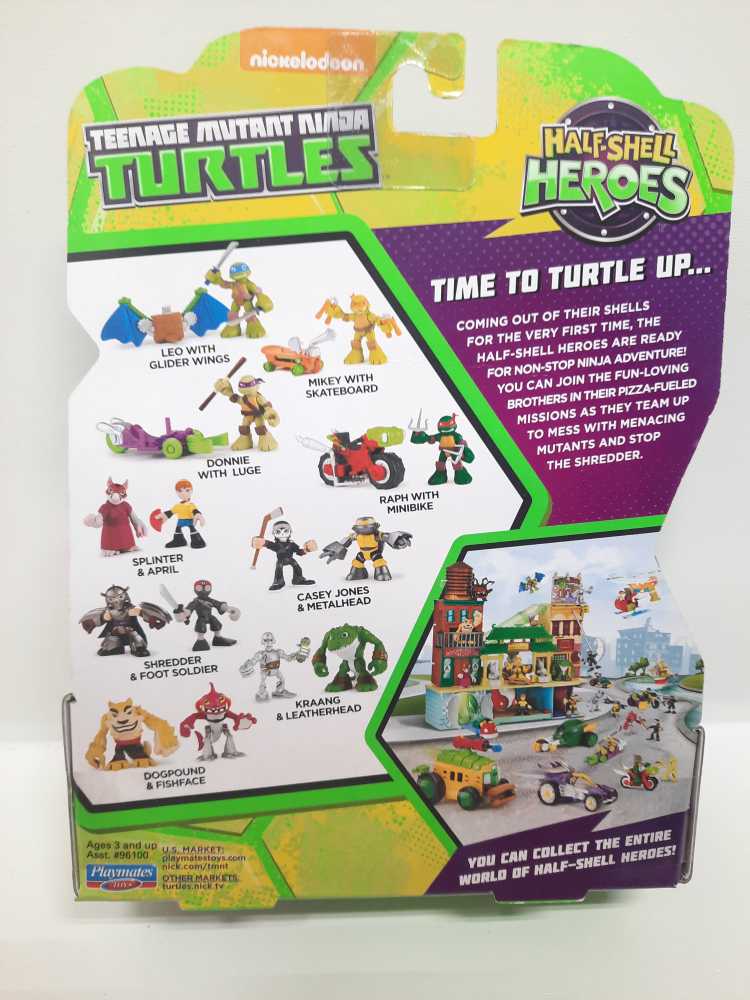 Shredder & Foot Soldier   (TMNT: Half-Shell: 2”) action figure collectible [Barcode 043377961079] - Main Image 2