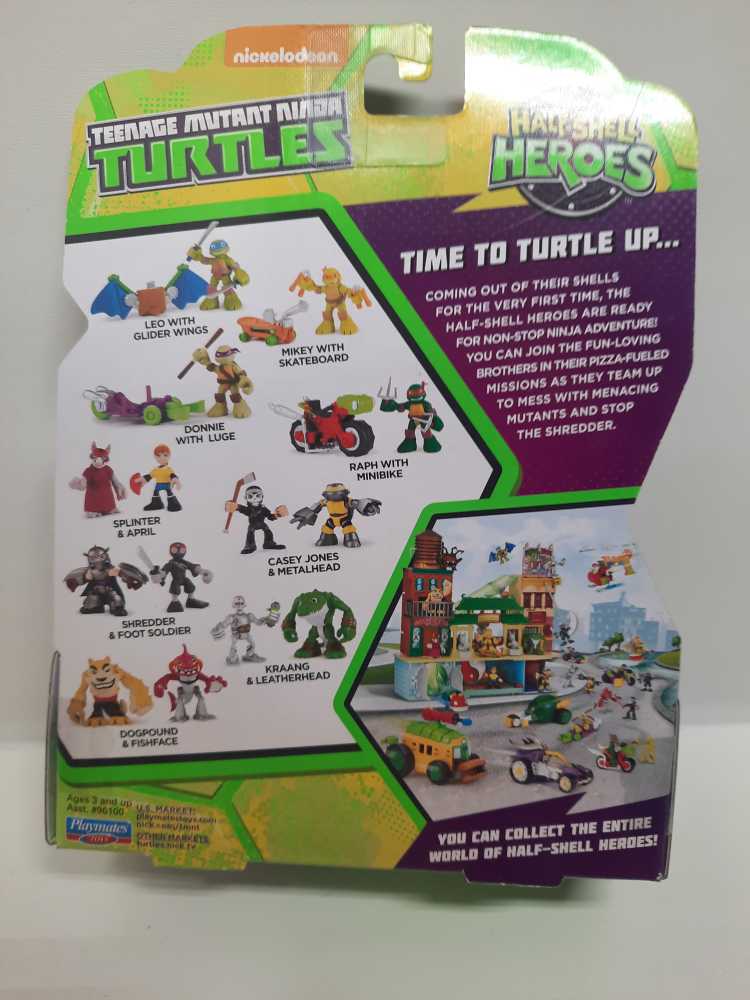 Dogpound & Fishface  (TMNT: Half-Shell: 2”) action figure collectible [Barcode 043377961093] - Main Image 2