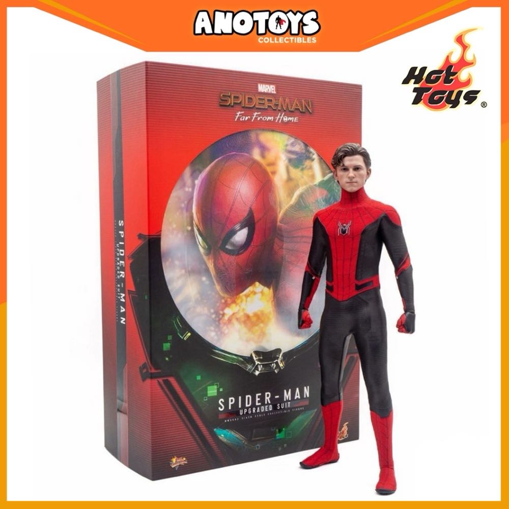 Spider-Man ~ Far From Home - Spider-Man Upgraded Suit 6th Scale (MMS542): - Hot Toys (Sixth Scale Figure) action figure collectible [Barcode 4895228602381] - Main Image 2
