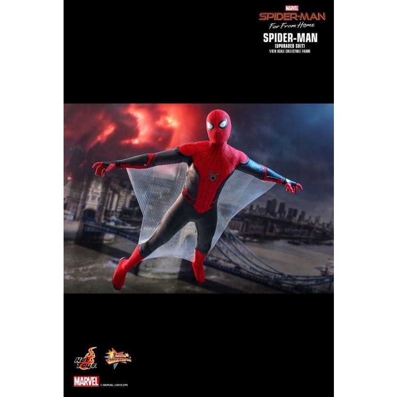 Spider-Man ~ Far From Home - Spider-Man Upgraded Suit 6th Scale (MMS542): - Hot Toys (Sixth Scale Figure) action figure collectible [Barcode 4895228602381] - Main Image 4