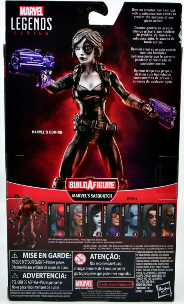 Domino - Hasbro (Marvel Legends - BAF) action figure collectible [Barcode 630509621057] - Main Image 2