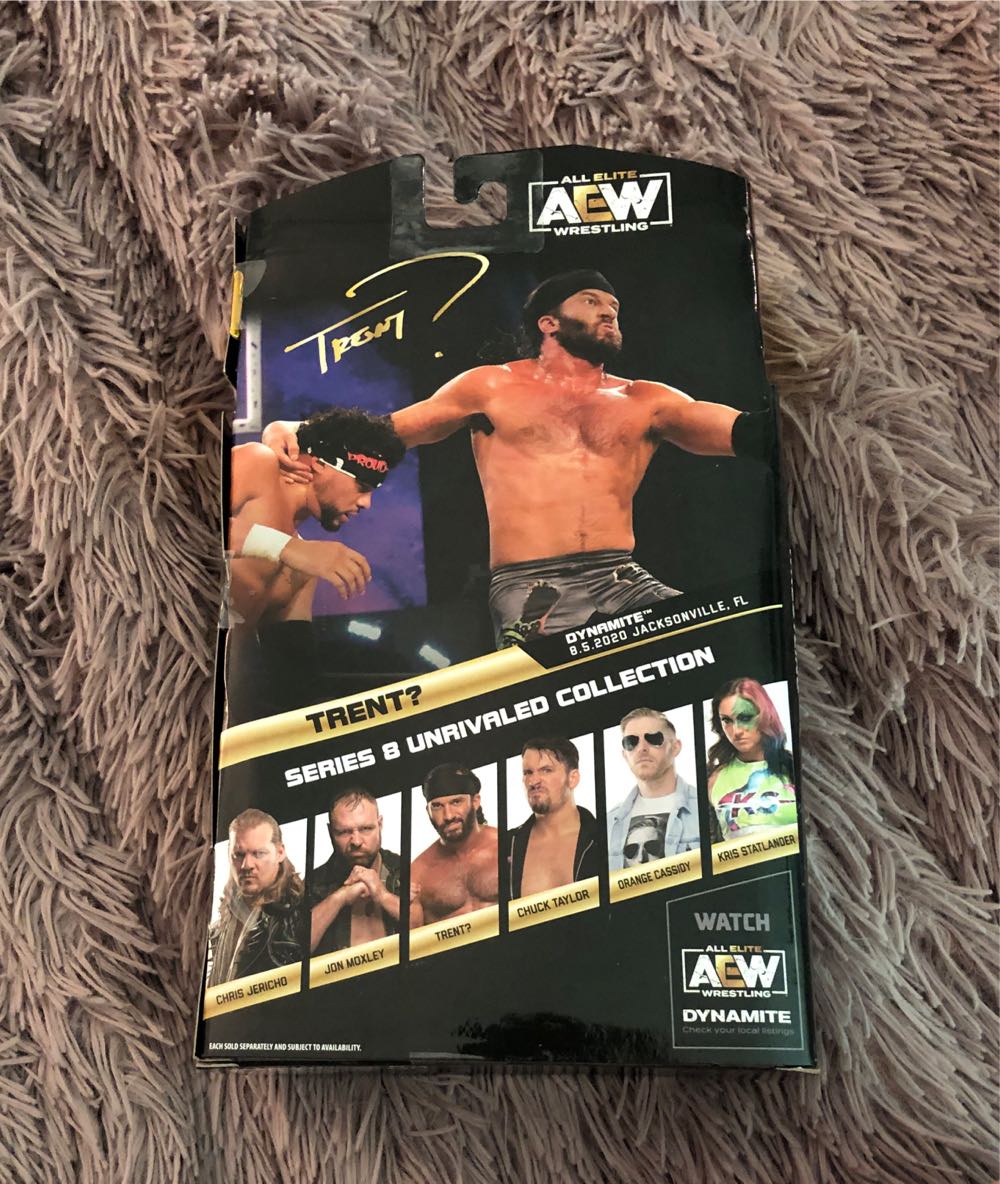 AEW: Trent - Jazwares LLC (Unrivaled Collection) action figure collectible [Barcode 191726393702] - Main Image 2