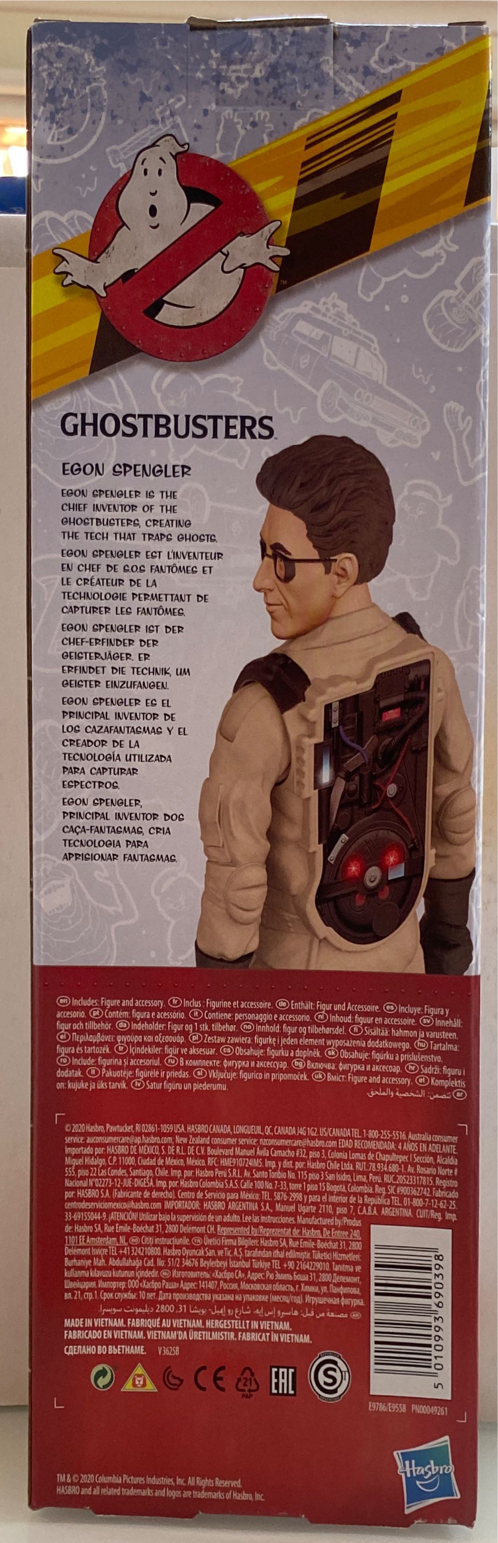 Ghostbusters: 12inch-Egon Spangler - Hasbro (Ghostbusters) action figure collectible [Barcode 5010993690398] - Main Image 3