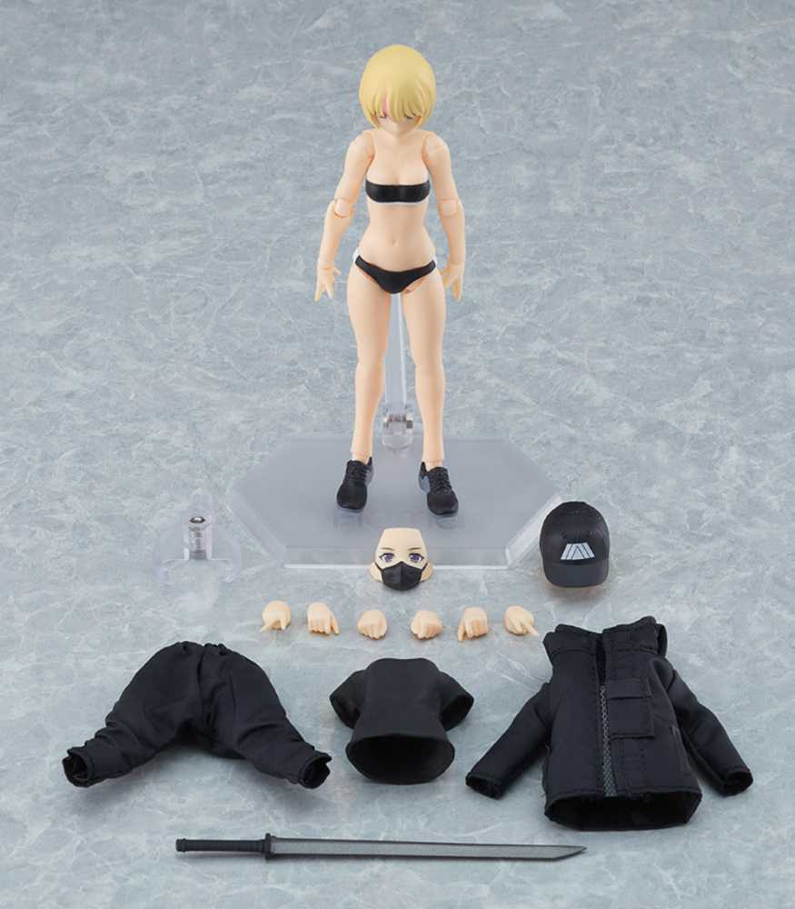 Figma Female Body (Yuki) with Techwear Outfit - Max Factory / Good Smile Company (figma Styles) action figure collectible - Main Image 2