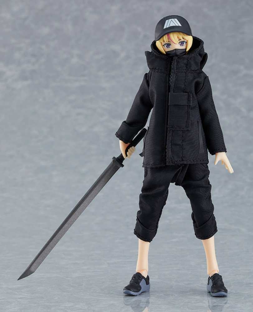 Figma Female Body (Yuki) with Techwear Outfit - Max Factory / Good Smile Company (figma Styles) action figure collectible - Main Image 3