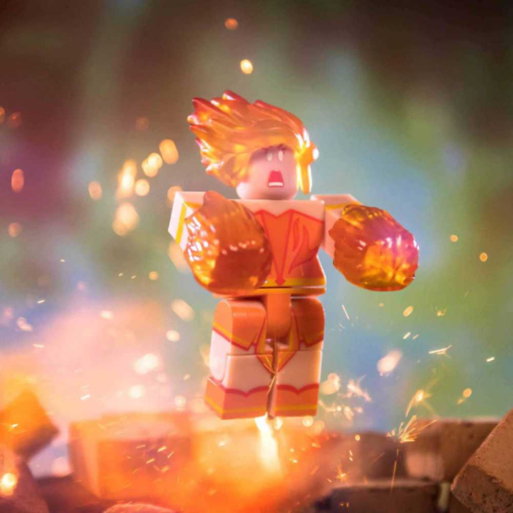 heroes of robloxia ember magmite  action figure collectible - Main Image 2