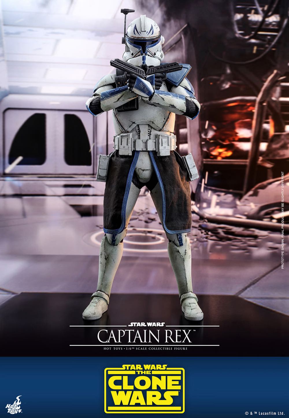 Hot Toys Captain Rex TMS018 - Hot Toys (Star Wars - Clone Wars) action figure collectible - Main Image 4