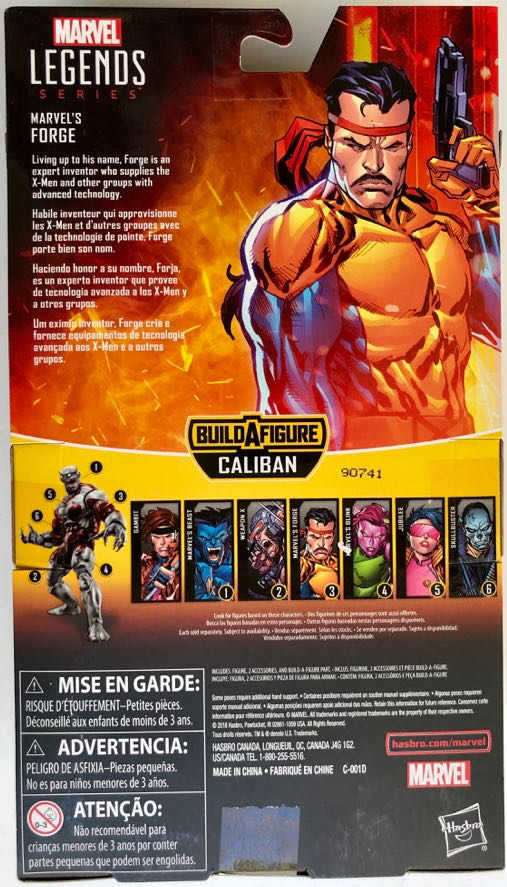 Marvel : Forge : Jim Lee Version (Legends Caliban) - Hasbro (Marvel Legends) action figure collectible [Barcode 0630509808526] - Main Image 2