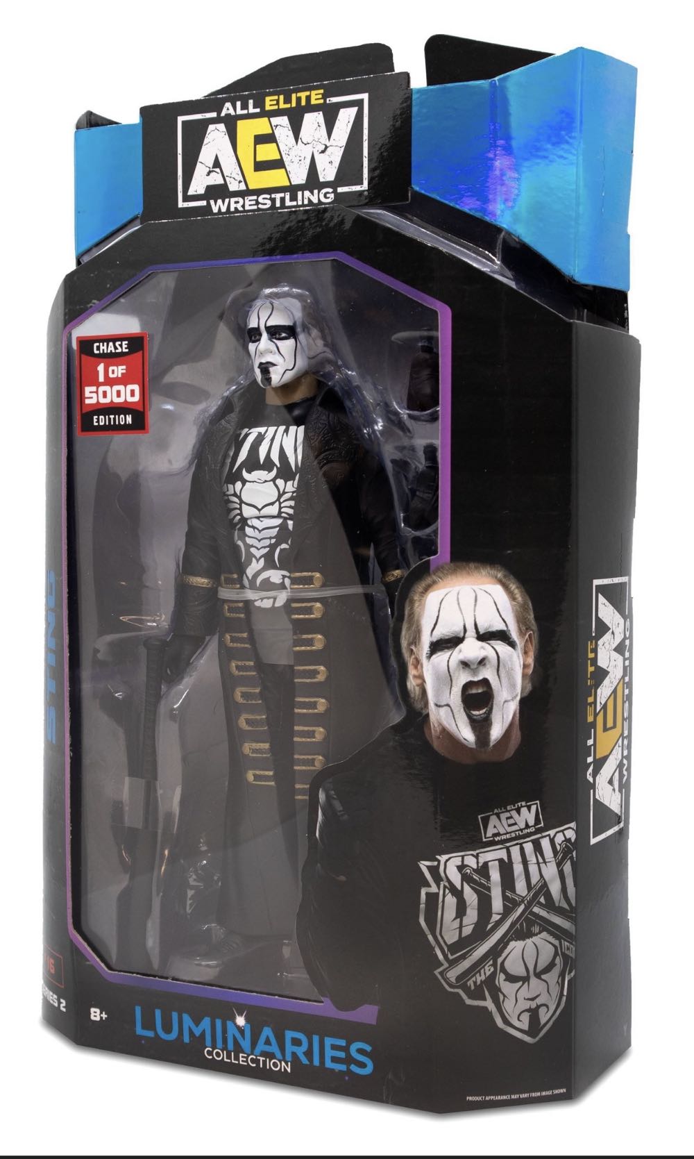 #16a Sting (Chase Edition) - Jazwares (AEW Unmatched Collection) action figure collectible [Barcode 191726415336] - Main Image 2