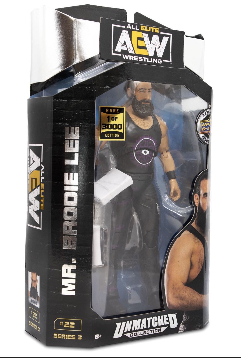 Mr. Brodie Lee (Chase Edition) - Jazwares (AEW Unmatched Collection) action figure collectible [Barcode 191726415411] - Main Image 3