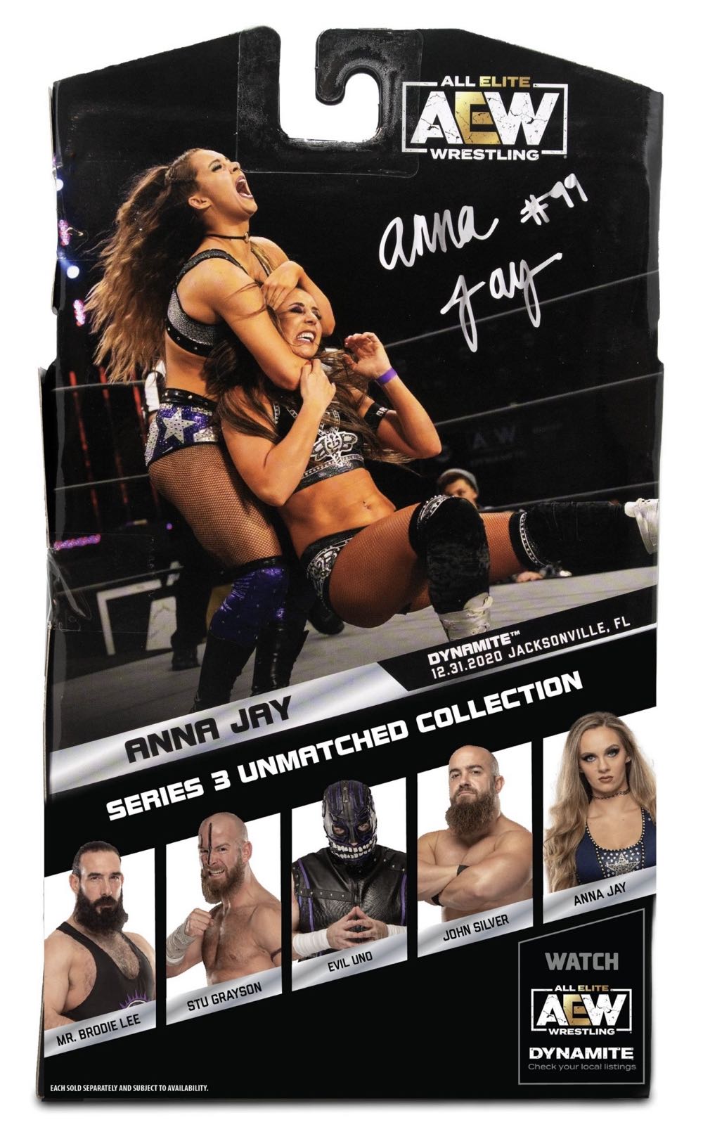 Anna Jay - AEW Unmatched Series 3 (Chase) - Jazwares AEW (AEW) action figure collectible [Barcode 191726415404] - Main Image 4