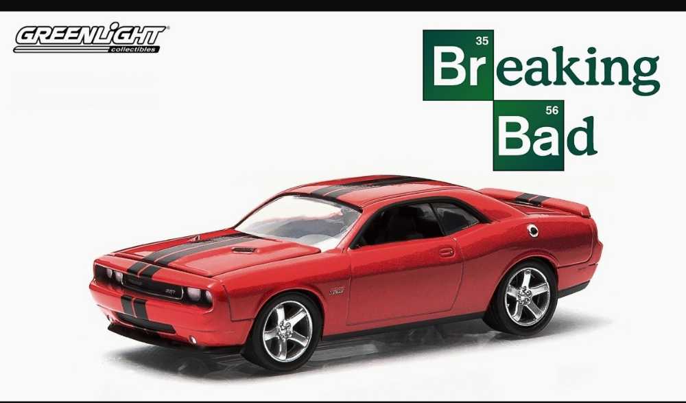 Breaking Bad Vehicle - 2012 Dodge Challenger  Red - Greenlight Collectibles (Breaking Bad) action figure collectible - Main Image 3
