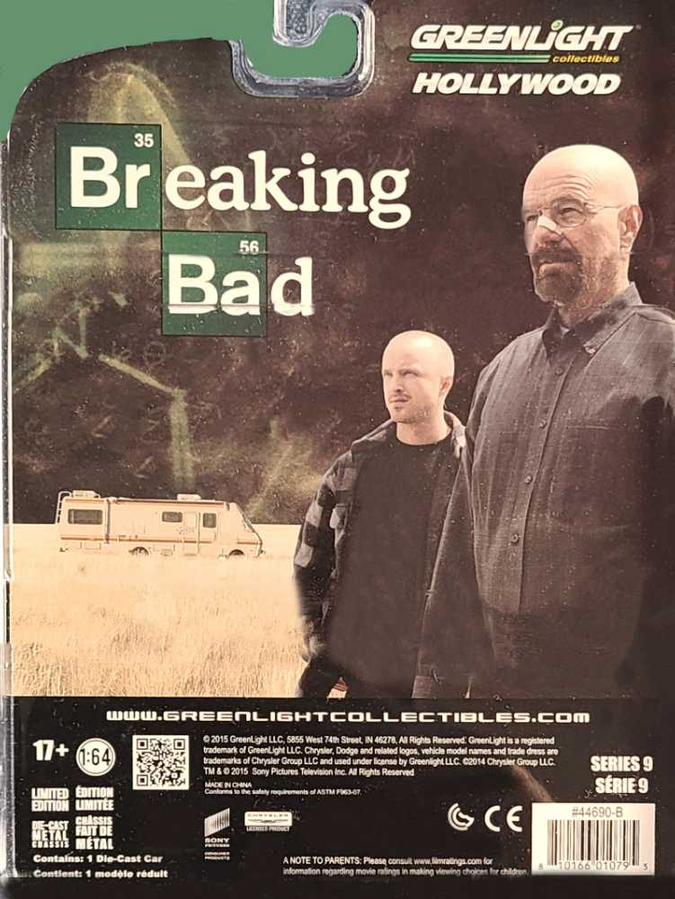 Breaking Bad Vehicle - 2012 Chrysler 3000C Black - Greenlight Collectibles (Breaking Bad) action figure collectible - Main Image 2