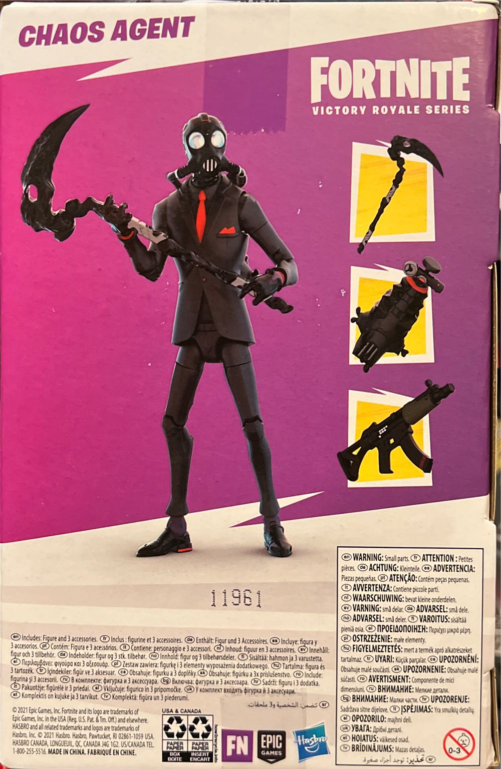 Fortnite: Chaos Agent - Hasbro (Victory Royale Series) action figure collectible [Barcode 5010993962655] - Main Image 3