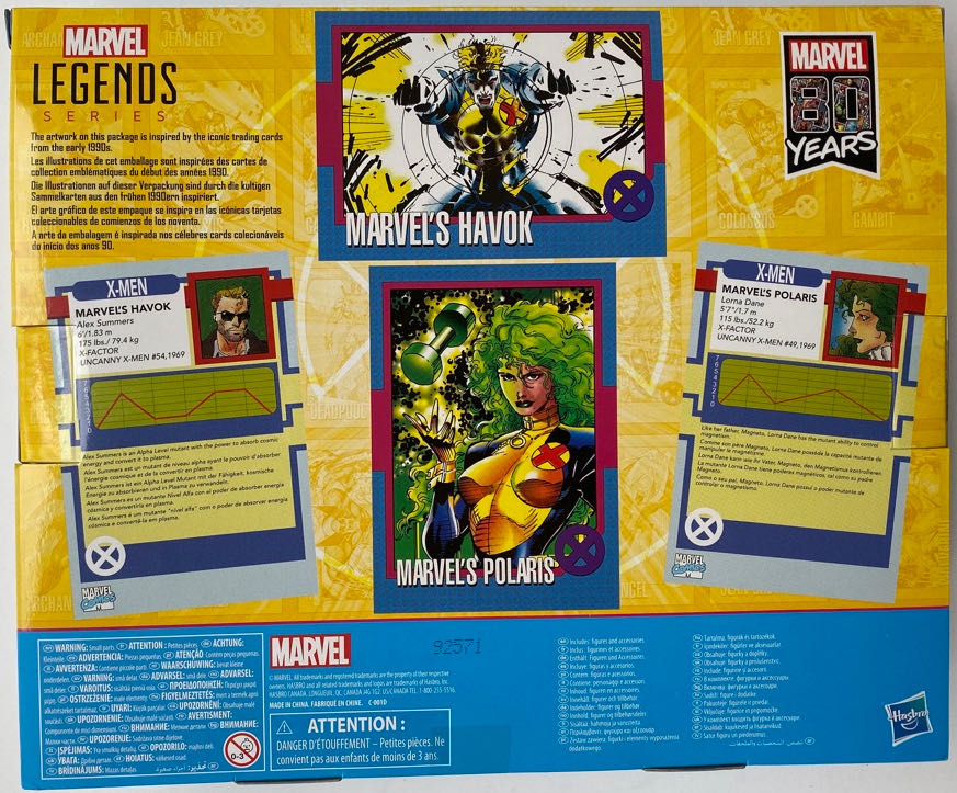 Polaris : X-Factor (Marvel Legends) - Hasbro (Marvel Legends) action figure collectible [Barcode 5010993654246] - Main Image 2
