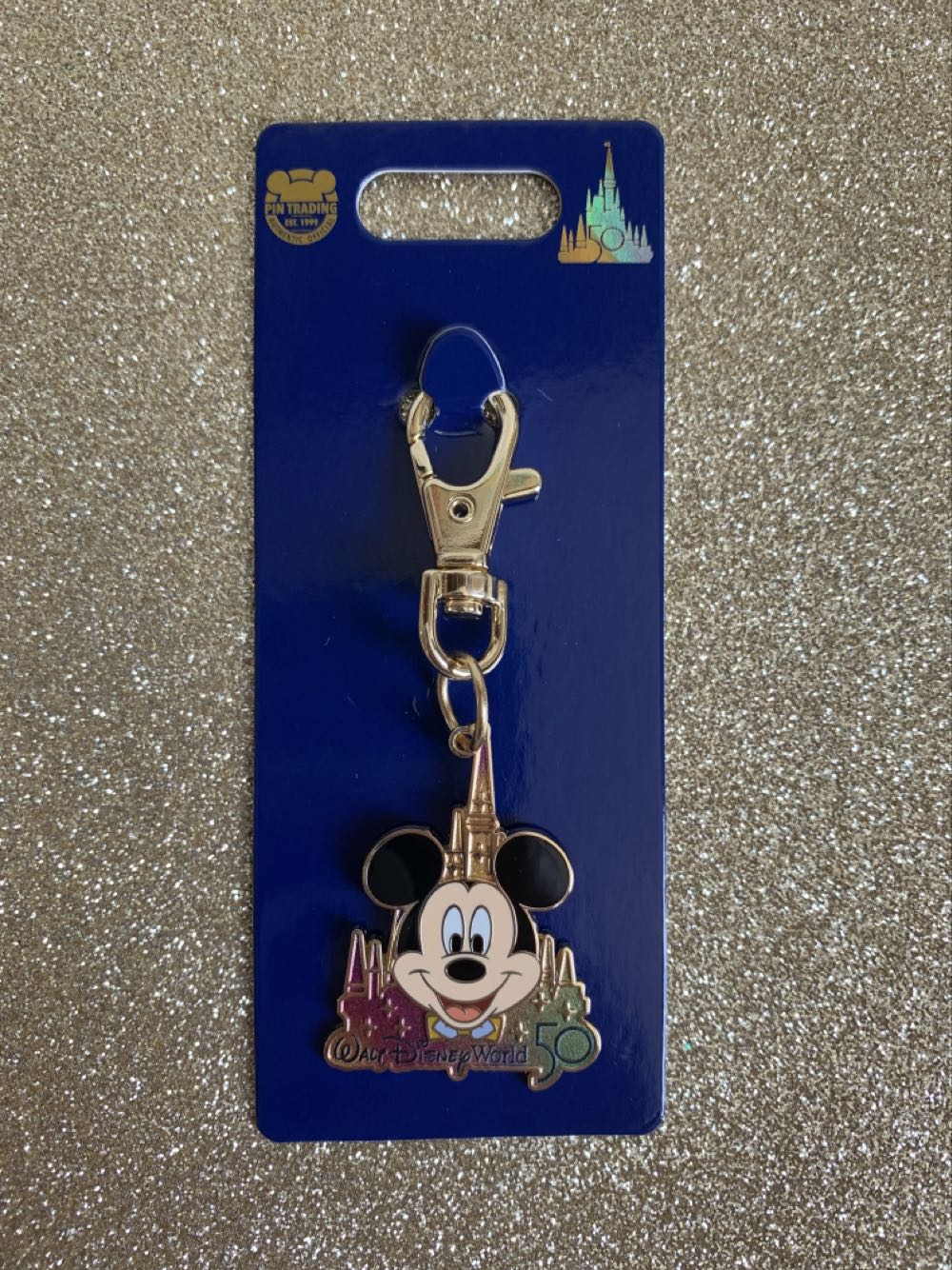 Walt Disney World 50th Mickey New Card - Disney Theme Park Merchandise (Walt Disney World Resorts 50th Anniversary) action figure collectible [Barcode 400939713550] - Main Image 2