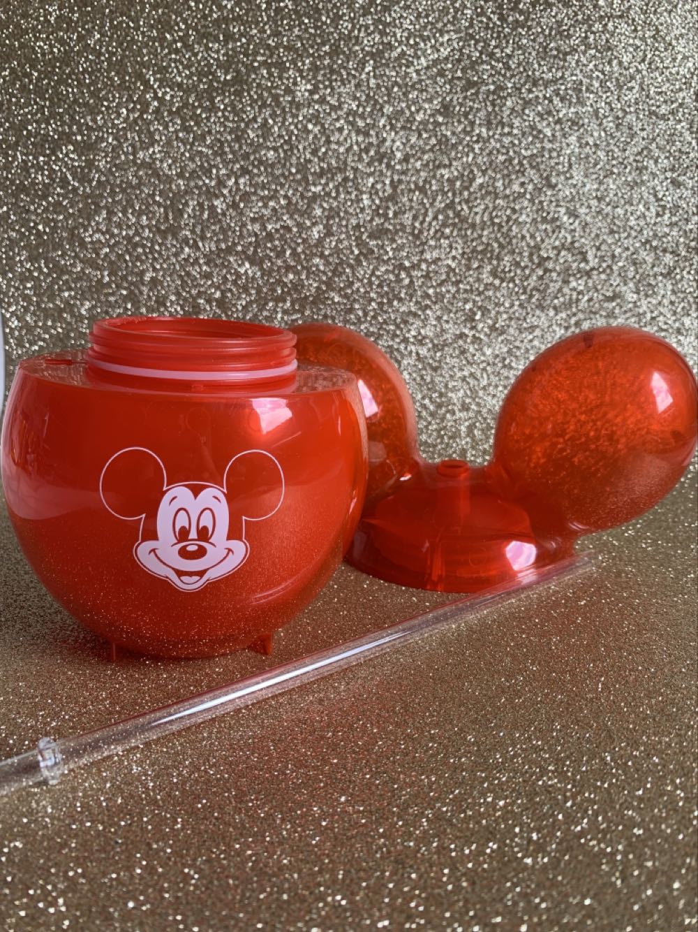 Mickey Mouse Balloon Plastic Supper Disney Parks - Disney Theme Park Merchandise (Walt Disney World 50 Anniversary) action figure collectible [Barcode 400924313970] - Main Image 3