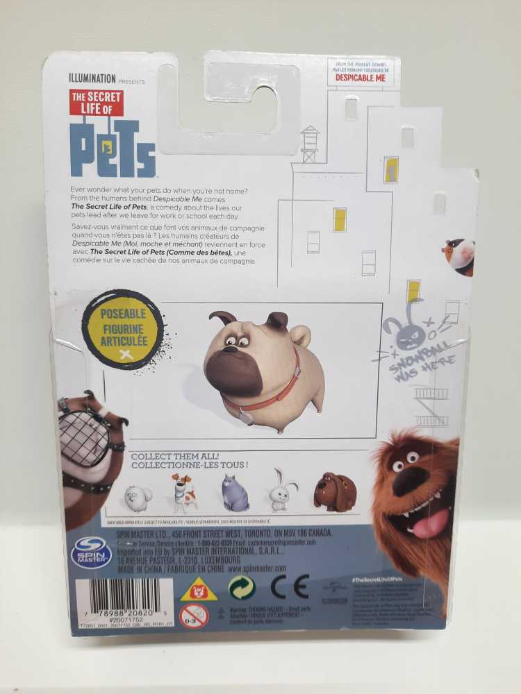 Mel  (Secret Lives of Pets: Spin: 3”) action figure collectible [Barcode 778988208205] - Main Image 3