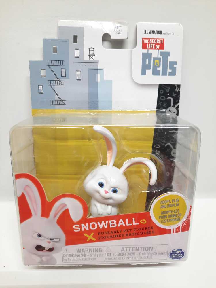 Snowball  (Secret Lives of Pets: Spin: 3”) action figure collectible [Barcode 778988208175] - Main Image 2
