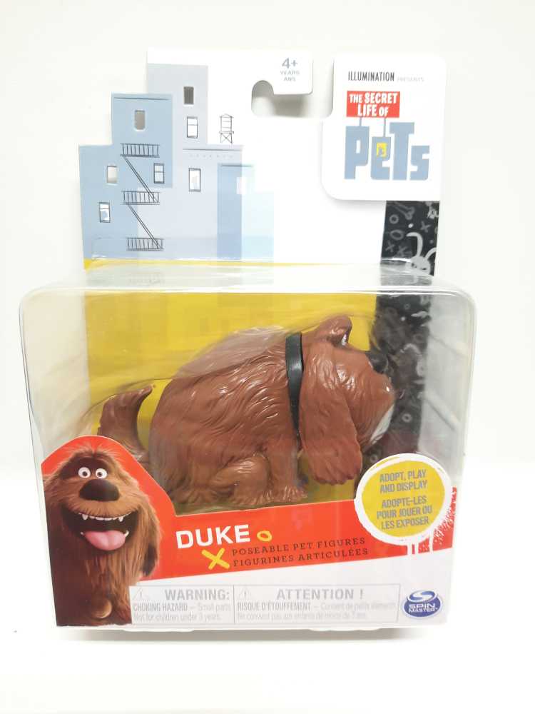 Duke  (Secret Lives of Pets: Spin: 3”) action figure collectible [Barcode 778988208168] - Main Image 2