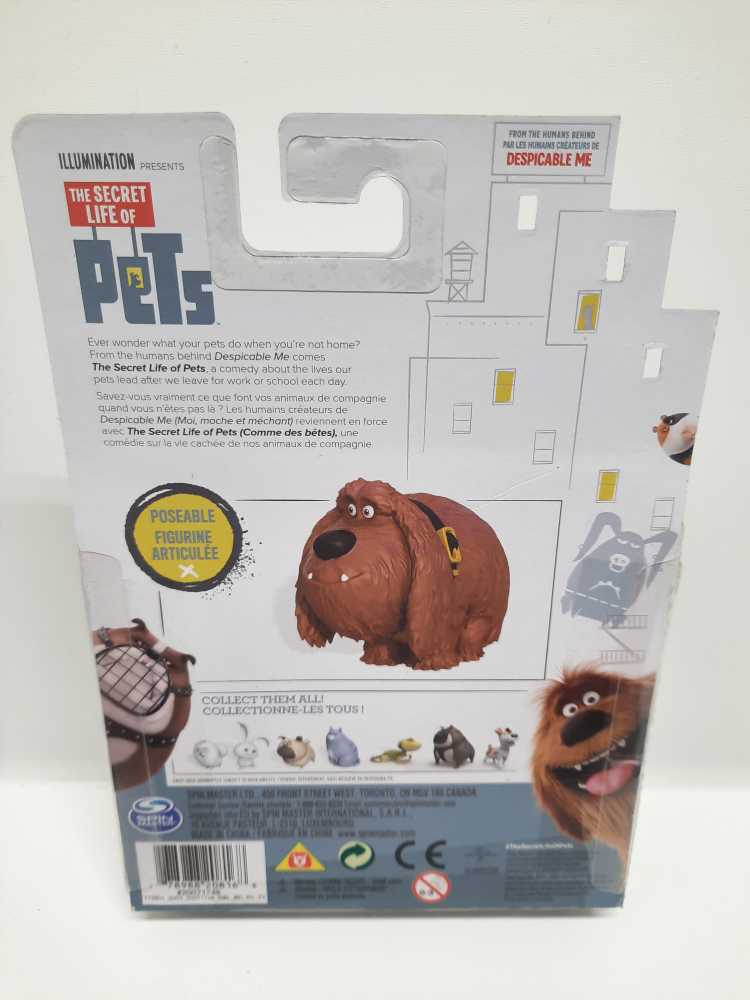 Duke  (Secret Lives of Pets: Spin: 3”) action figure collectible [Barcode 778988208168] - Main Image 3