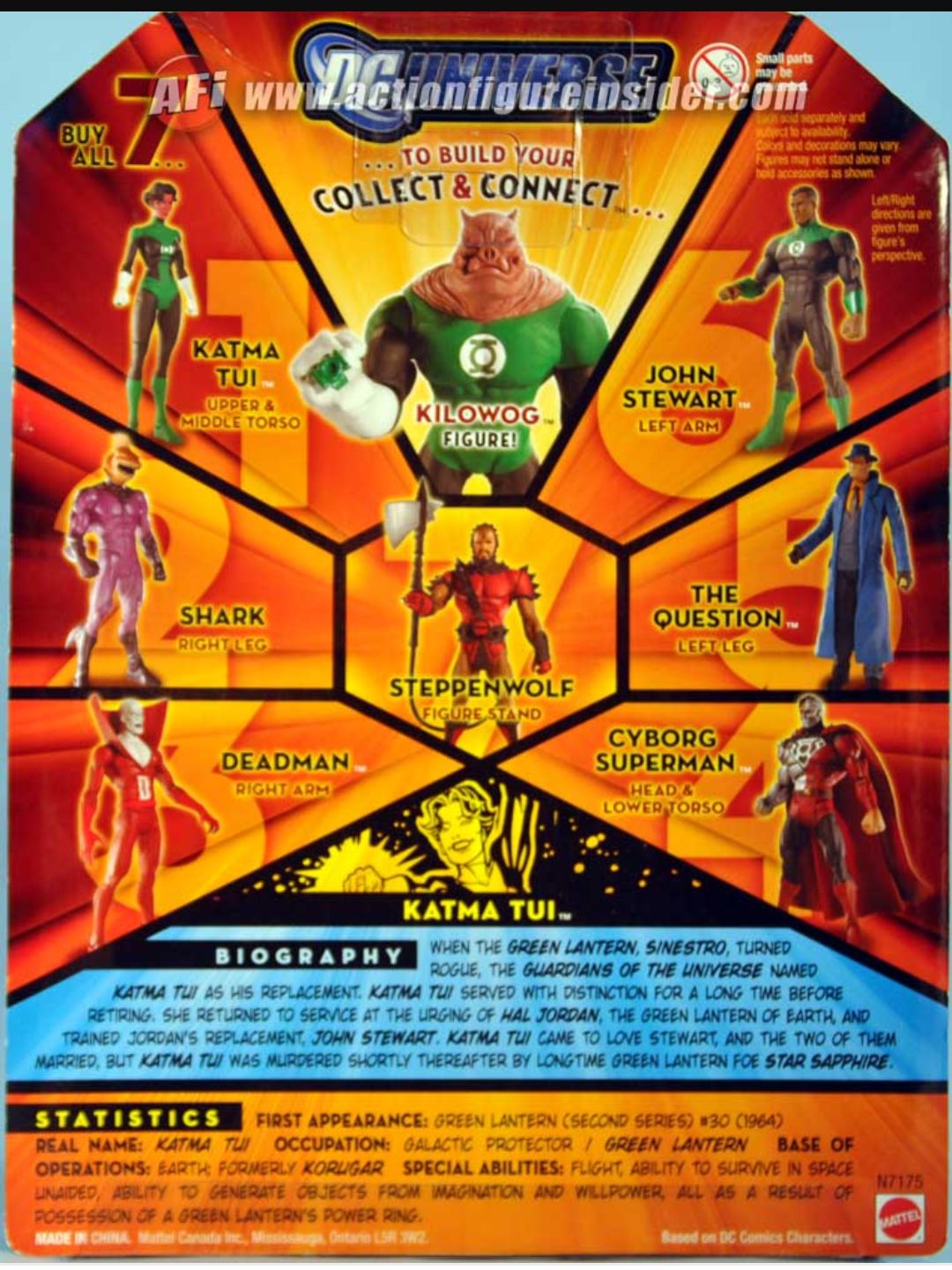 DC Universe Classics Wave 11 - Kilowog Steppenwolf - Mattel (DC Collect And Connect) action figure collectible [Barcode 027084728057] - Main Image 2