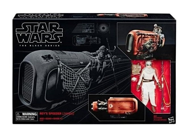 Rey’s Speeder (Jakku) With Rey (Scavenger) TBS [P3] - Vehicles - Hasbro (Star Wars Episode VII: The Force Awakens) action figure collectible - Main Image 4