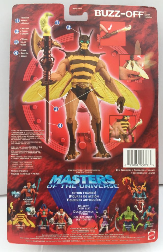 Buzz-Off - Mattel (Masters Of The Universe 200X) (Masters Of The Universe 200x) action figure collectible - Main Image 2
