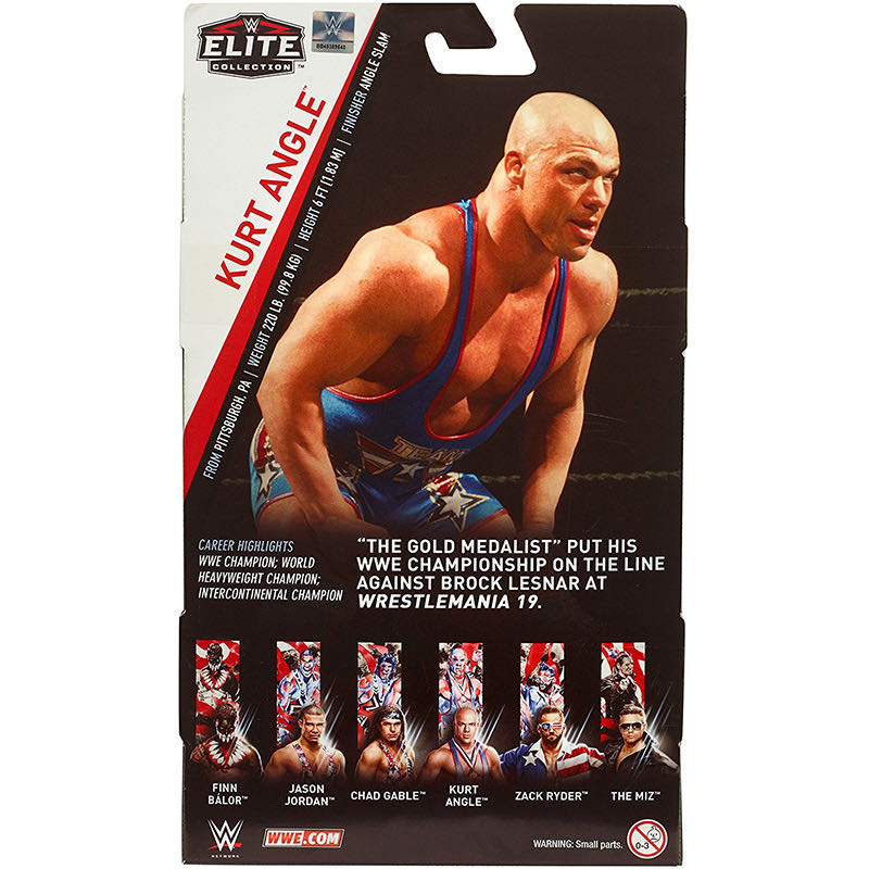 Kurt Angle - Mattel (WWE Elite Series #59) action figure collectible [Barcode 887961573046] - Main Image 2