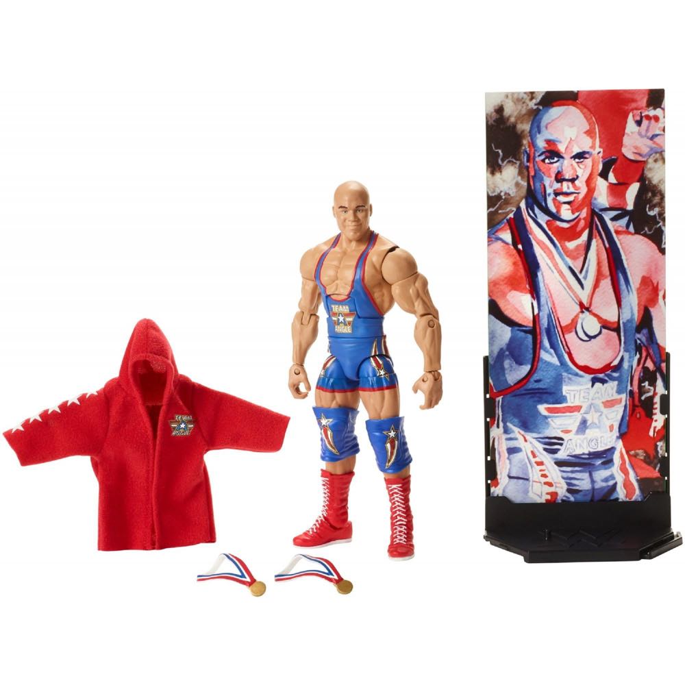 Kurt Angle - Mattel (WWE Elite Series #59) action figure collectible [Barcode 887961573046] - Main Image 3