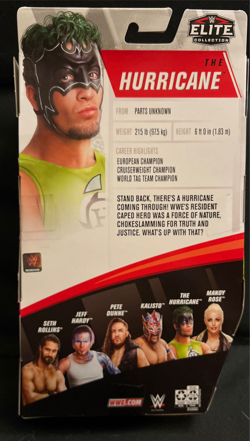 The Hurricane - Mattel (WWE Elite Collection) action figure collectible [Barcode 887961830408] - Main Image 2