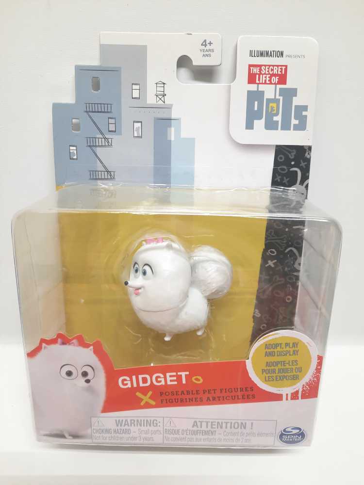 Gidget  (Secret Lives of Pets: Spin: 3”) action figure collectible [Barcode 778988222959] - Main Image 2