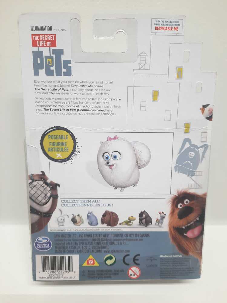 Gidget  (Secret Lives of Pets: Spin: 3”) action figure collectible [Barcode 778988222959] - Main Image 3