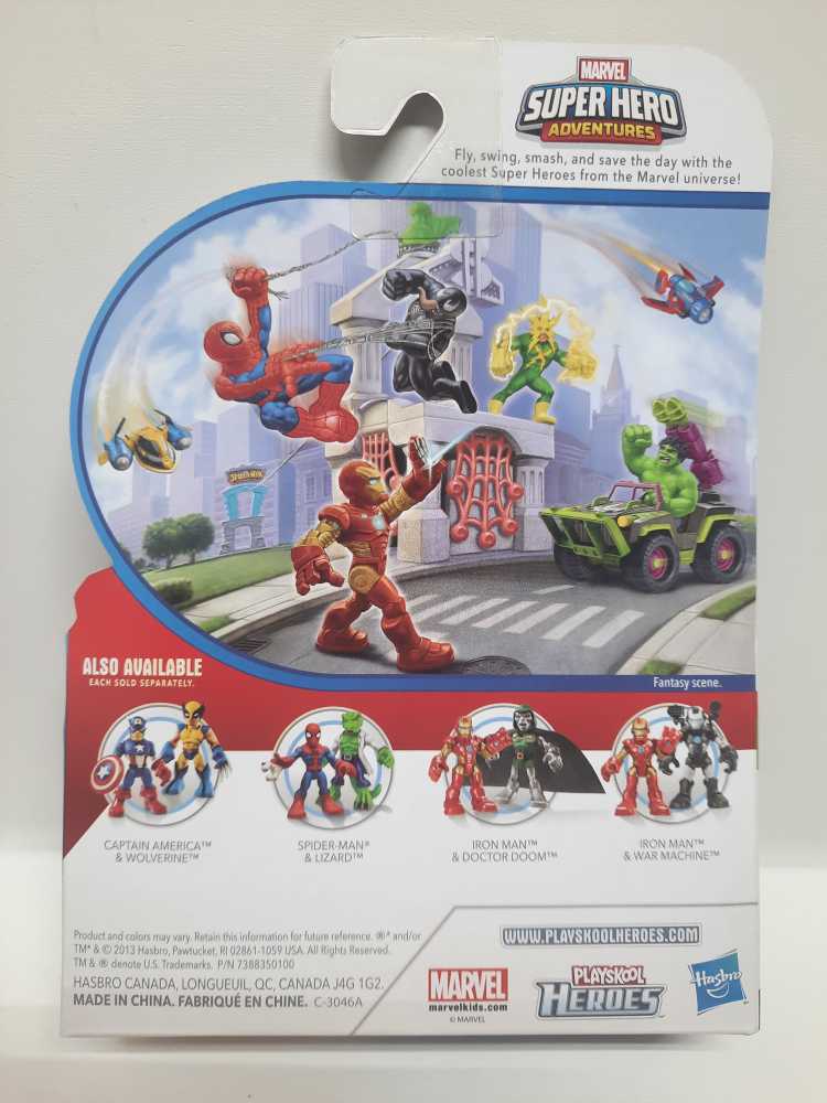 Hulk & Thor  (Marvel: SH Adventures: 2”) action figure collectible [Barcode 653569950899] - Main Image 2