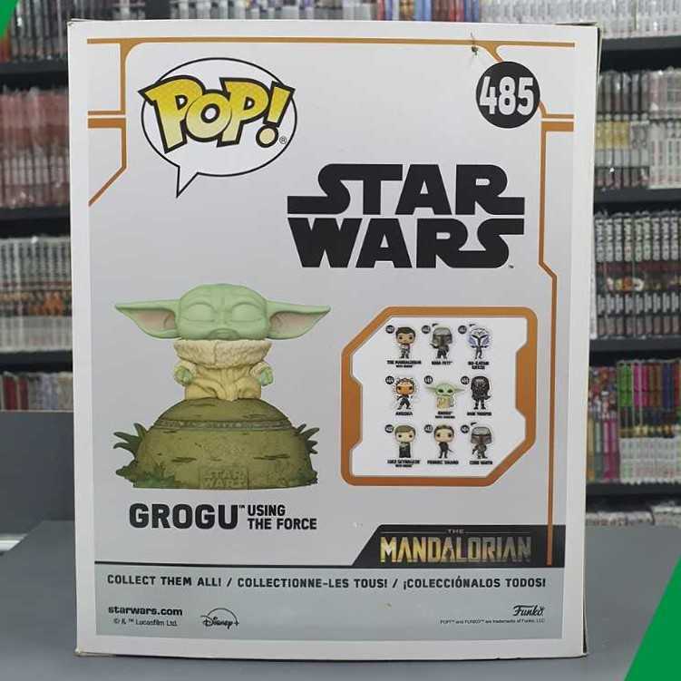 #485 Grogu Using The Force   (Funko Pop!) action figure collectible [Barcode 889698583909] - Main Image 3