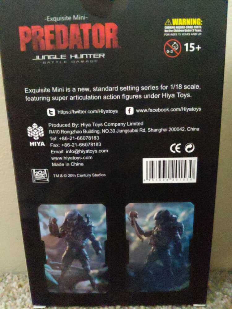 Predator: Jungle Hunter Predator (V2) - HIYA Toys (Predator) action figure collectible [Barcode 6957534201530] - Main Image 2