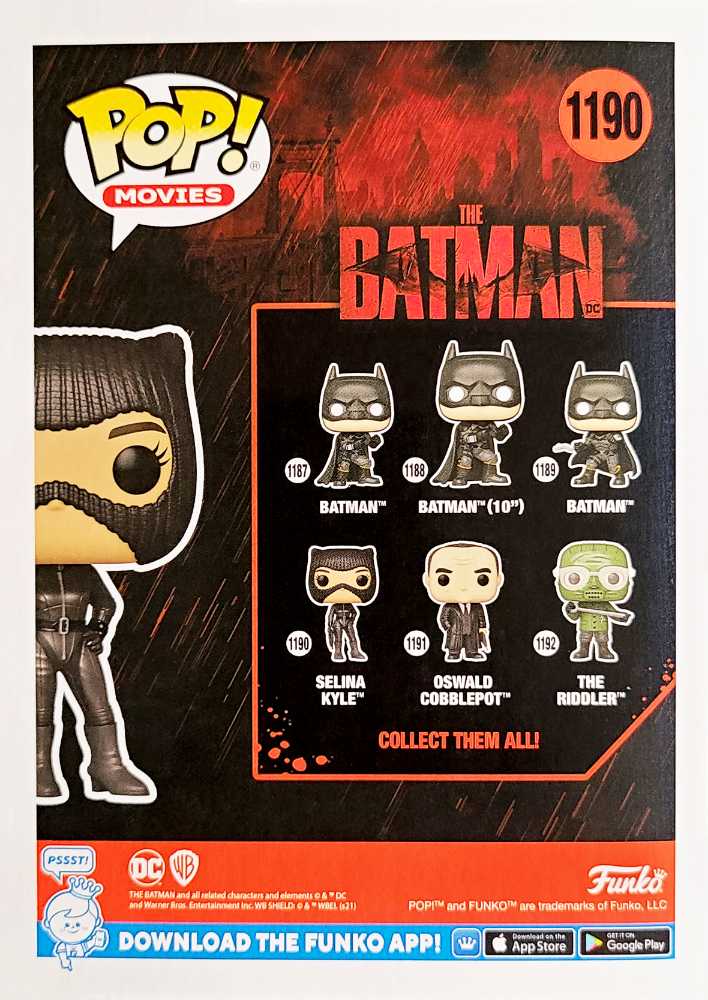 Funko Pop! Movies: The Batman Selina Kyle With Mask - Funko (DC Funko Pops!) action figure collectible [Barcode 889698592796] - Main Image 2