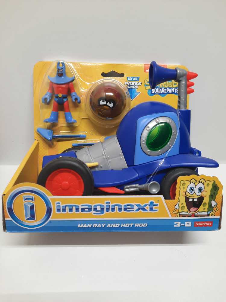 Man Ray And Hot Rod  (Imaginext: Spongebob: 3”) action figure collectible [Barcode 746775164591] - Main Image 1