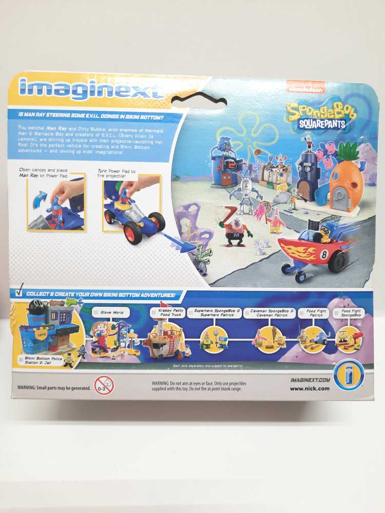 Man Ray And Hot Rod  (Imaginext: Spongebob: 3”) action figure collectible [Barcode 746775164591] - Main Image 2