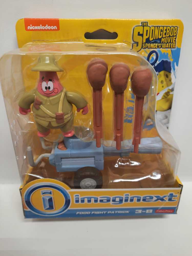 Food Fight Patrick  (Imaginext: Spongebob: 3”) action figure collectible [Barcode 887961104158] - Main Image 2
