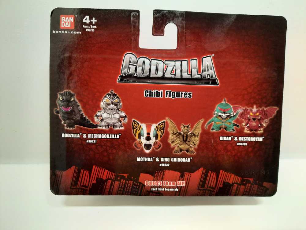 Godzilla & Mechagodzilla  (Godzilla: Chibi: 2”) action figure collectible [Barcode 045557967314] - Main Image 2