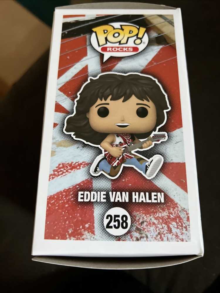 Funko Pop! Rocks: Eddie Van Halen With Guitar - Funko (Funko Pop! Rocks) action figure collectible [Barcode 889698593885] - Main Image 4